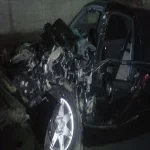 إصابة 5 أشخاص بينهم طفلين فى حادث تصادم سيارتين بطريق فاقوس