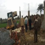 إزالة 168 حالة تعد على الأراضي الزراعية بالشرقية