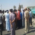 اختفاء سيدة في ظروف غامضة و الاهالي يقطعون الطريق العام احتجاجًا على ذلك بفاقوس