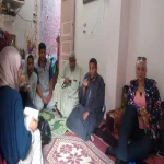 وفد القومى للمرأة يزور أسرة ضحية الإهمال فى حادث مزلقان ههيا