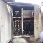 السيطرة على حريق محدود بلوحة مفاتيح محول كهرباء فى بلبيس