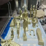 ضبط 29 قطعة آثار بحوزة سائق ومحام بصان الحجر