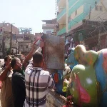 " شاهد بالصور" حملات إزالة للتعديات وتجميل الشوارع فى 5 مراكز بالشرقية