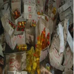 ضبط 10 أطنان مواد غذائية بدون ترخيص في مخزن فى الحسينية