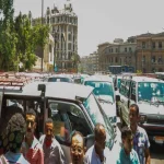 إضراب سائقي الأجرة بـ«كفر صقر» الشرقية احتجاجا على التعريفة الجديدة
