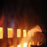 الدفاع المدنى: حريق مصنع القطن بالعاشر التهم خط الإنتاج بالكامل