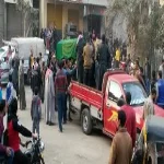 تشييع جثمان التلميذة "فرح" بالشرقية بعد تشريحها لبيان سبب وفاتها