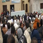 أهالي قرية السعدية بأبو حماد يشيعون جثمان تاجر قُتل على يد 10 مسلحين لسرقته