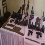 ضبط 8 قطع أسلحة نارية و8 كيلو بانجو وفحص 25 شقة مفروشة فى حملة بالشرقية