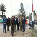 محافظ الشرقية يتفقد بعض الأراضي غير المستغلة في فاقوس