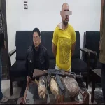 ضبط عاطلان بحوزتهما بندقية و6 كيلو بانجو بأبوحماد