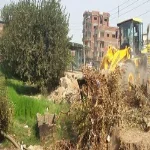 ازالة 150 حالة تعدي وإشغال فى 4 مراكز بالشرقية