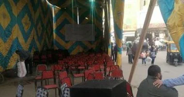 الأهالى يقيمون سرادق بالشرقية لمتابعة مباراة مصر والكاميرون