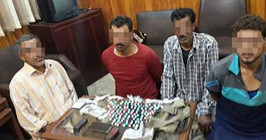 ضبط تشكيل عصابى قبل ترويجه كميات كبيرة من الهيروين والعقاقير المخدرة بالزقازيق