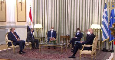 رئيسة اليونان لـ"السيسى": مصر دولة رائدة فى العالمين العربي والإسلامى