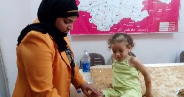 النائبة عبير تقيبة تتبني قضية الطفلة ريماس المعذبة كيا بالنار بمنيا القمح