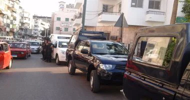 القبض على حداد بحوزته سيارة محملة بقضبان سكة حديد بفاقوس