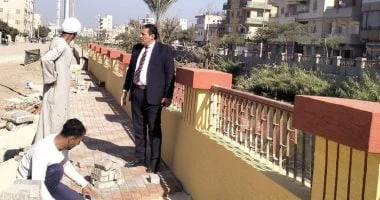 تنفيذ أعمال تطوير وتجميل بتكلفة 5 ملايين جنيه بمركز أولاد صقر