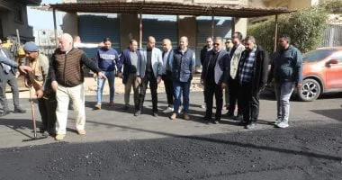 محافظ الشرقية يتفقد استكمال الأعمال النهائية لرصف وتوسعة طريق وصلة العدوة