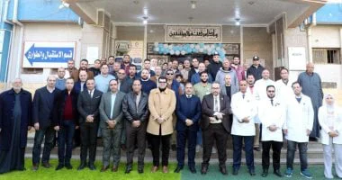 محافظ الشرقية يفتتح أعمال تطوير  بمستشفى السعديين المركزي بمركز منيا القمح