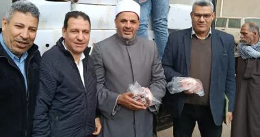 تسليم 2 طن لحوم من مشروع صكوك الإطعام للأسر الأولى بالرعاية بالشرقية