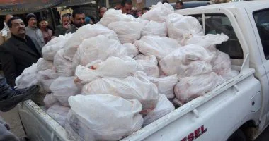 ضبط 600 كيلو لحوم مجهولة المصدر ومنتهية الصلاحية بالشرقية