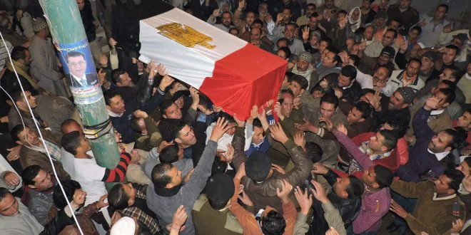 الشرقية تستعد لتشييع جثمان مجند استشهد فى انفجار جنوب الشيخ زويد