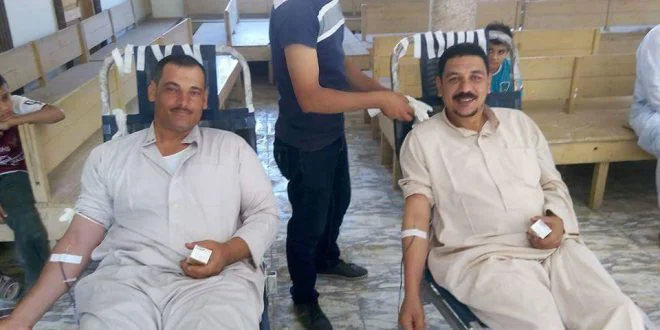 حملة للتبرع بالدم بقرية كفور نجم بالإبراهيمية