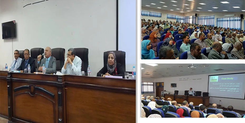 قطار التخطيط الإستراتيجي يصل هندسة الزقازيق وسط تظاهرة علمية حاشدة