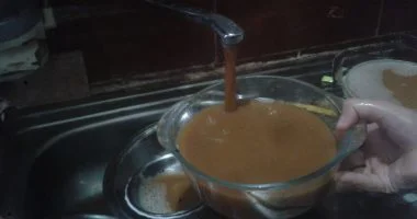 استياء أهالى انشاص الرمل ببلبيس من تلوث مياه الشرب