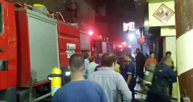 السيطرة على حريق بمخزن أدوات طباعة بمدينة العاشر من رمضان 