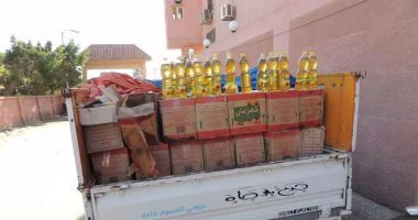 التحفظ على 2 طن زيت مجهول المصدر فى مخزن بدون تراخيص بالشرقية