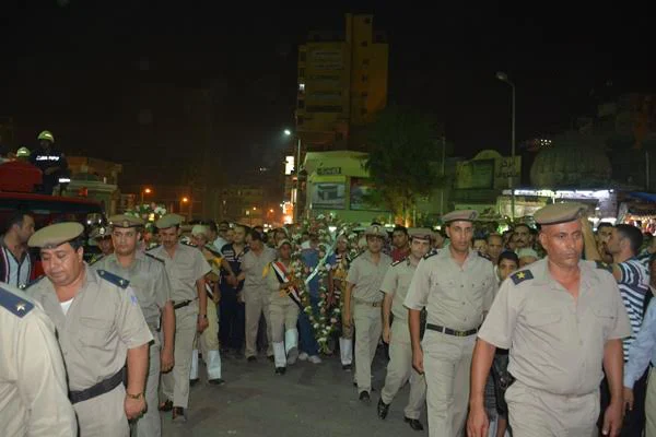 أهالي الشرقية يشيعون جثمان المجند شهيد الواجب