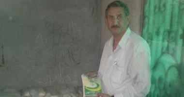 ضبط نصف طن سكر مدعم مخزن بمنزل بقال تموينى بالشرقية