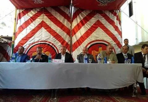 مؤتمر شعبى لمحافظ الشرقية مع أهالى صان الحجر بحضور النواب