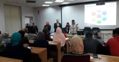 ورش عمل ومعرض للأطفال ذوى الإعاقة بجامعة الزقازيق