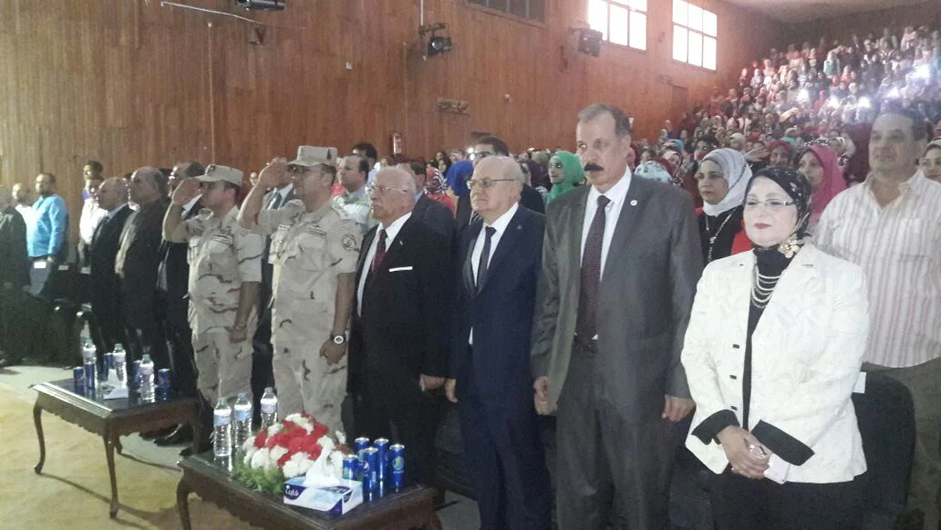 بالصور : الندوة الاولي بمناسبة احتفالات اكتوبر المجيد بعنوان (التحديات والمخططات الغربية للتقسيم وأثارها على الأمن المصرى والعربي ) 