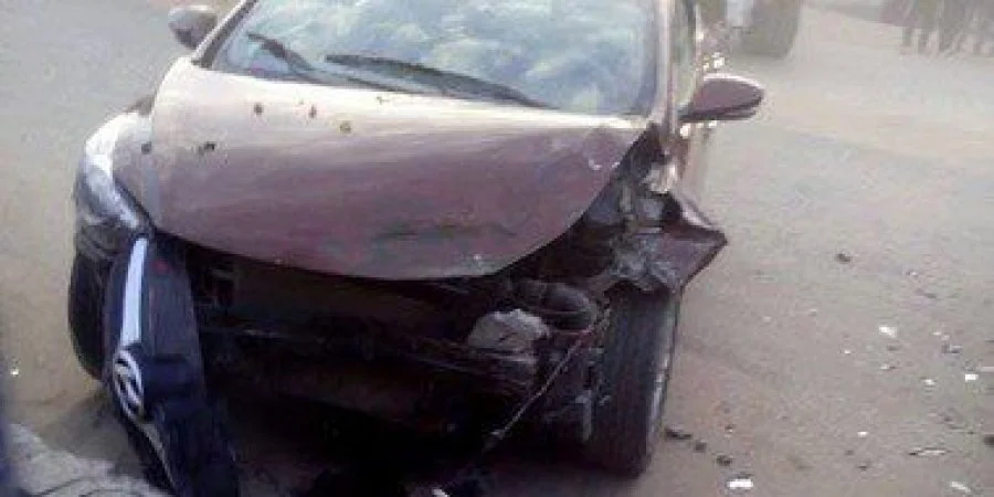 انقلاب 3 سيارات فى حادث تصادم في الشرقية