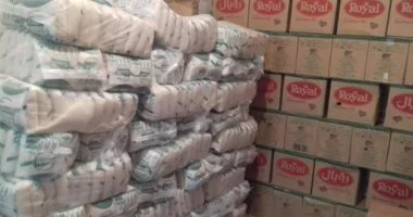 ضبط 35 طن سكر وأرز و40 كيلو لحوم فاسدة قبل بيعها بالسوق السوداء فى الشرقية