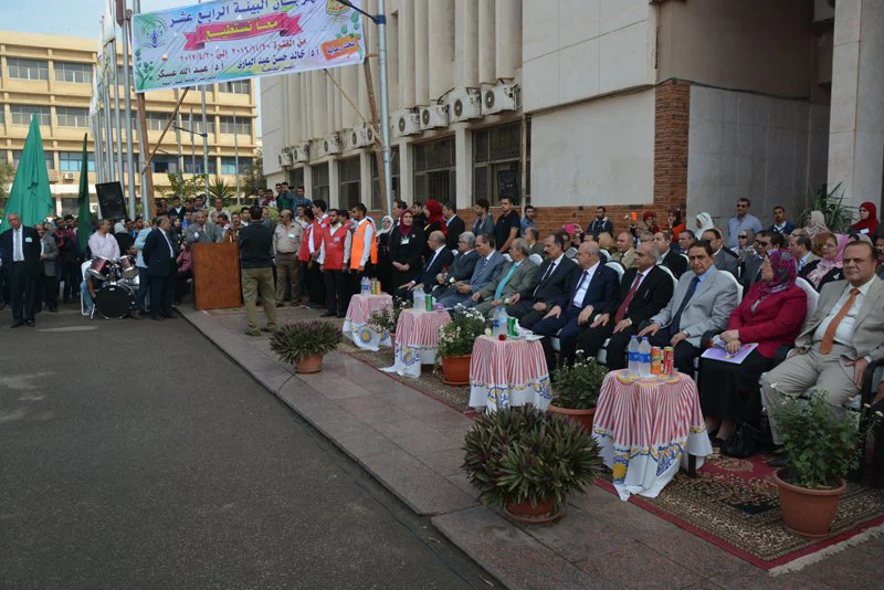 افتتاح فعاليات مهرجان البيئة الرابع عشر بجامعة الزقازيق