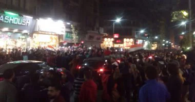 الأمن يؤمن مسيرات الشرقية للاحتفال بفوز المنتخب الوطنى