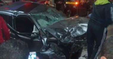 تجمهر أهالى فاقوس بعد مصرع طبيبة وإصابة زوجها ونجلتهما فى حادث تصادم