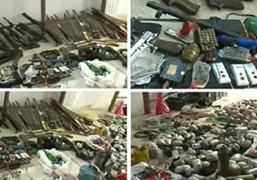 الأمن الوطنى يضبط مخزن متفجرات بمنطقة ابنى بيتك فى العاشر من رمضان