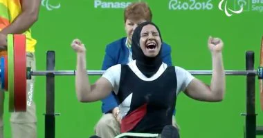رحاب أحمد تحصد فضية رفع الأثقال للبارالمبيين