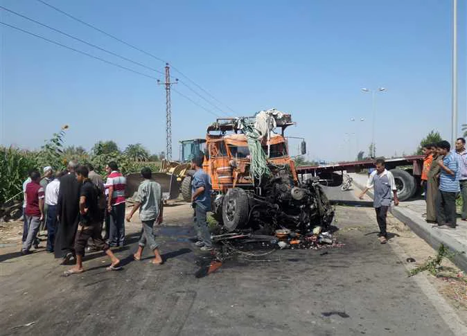 حادث مروع على طريق ( فاقوس - الصالحية الجديدة )