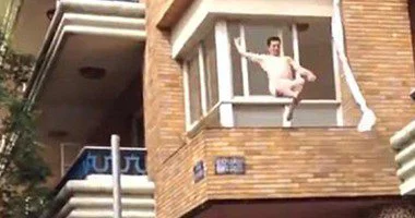 إصابة شاب وفتاة قفزا من الطابق الثالث خوفا من مباحث الآداب بأبو كبير