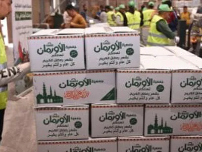 تجهيز وتعبئة 35 ألف كرتونة مواد غذائية لتوزيعها فى رمضان بالشرقية